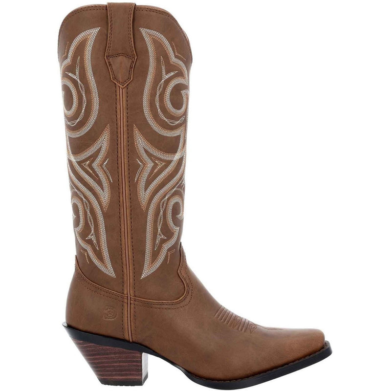 Womens Durango Crush Ankle Boots - Milk Chocolate