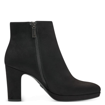 Womens Tamaris 25062 Black Ankle Boots - Black