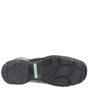 Boys Hush Puppies Bespoke Black Senior School Shoes - Black