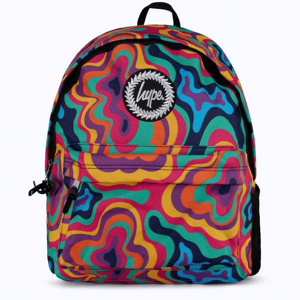 Girls Hype Graffiti Hearts Iconic Backpack - Multi