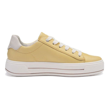 Womens Ara 12-23003 Canberra Vanilla Platform Trainers - Canberra Vanilla