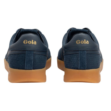 Mens Gola Cyclone Marque Trainers - Navy