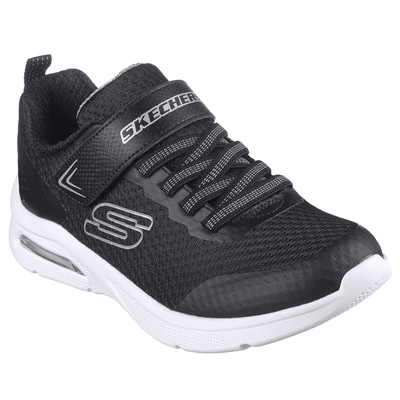 Boys Skechers Microspec Max Trainers - Black