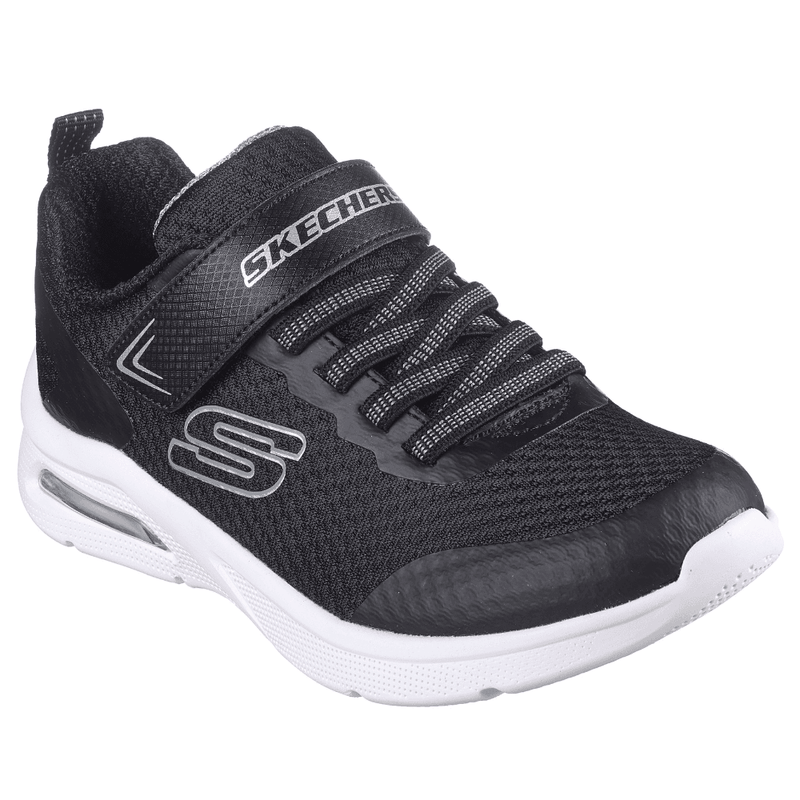 Boys Skechers Microspec Max Trainers - Black