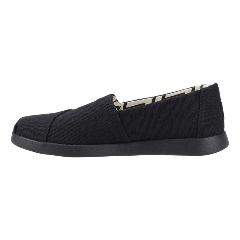 Womens Toms Alpargata Plus Espadrilles - Black with Black
