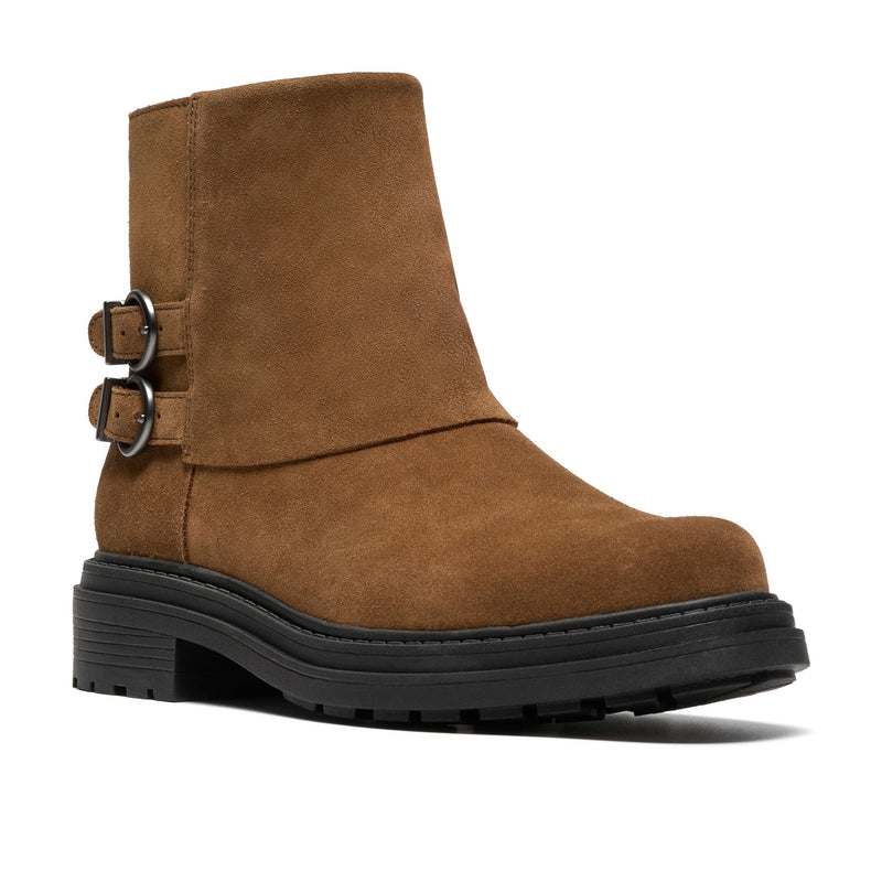 Womens Clarks Orinoco3 Trim Ankle Boots - Walnut