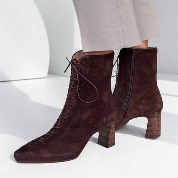 Womens Hispanitas 265227 Bangkok Ankle Boots - Espresso