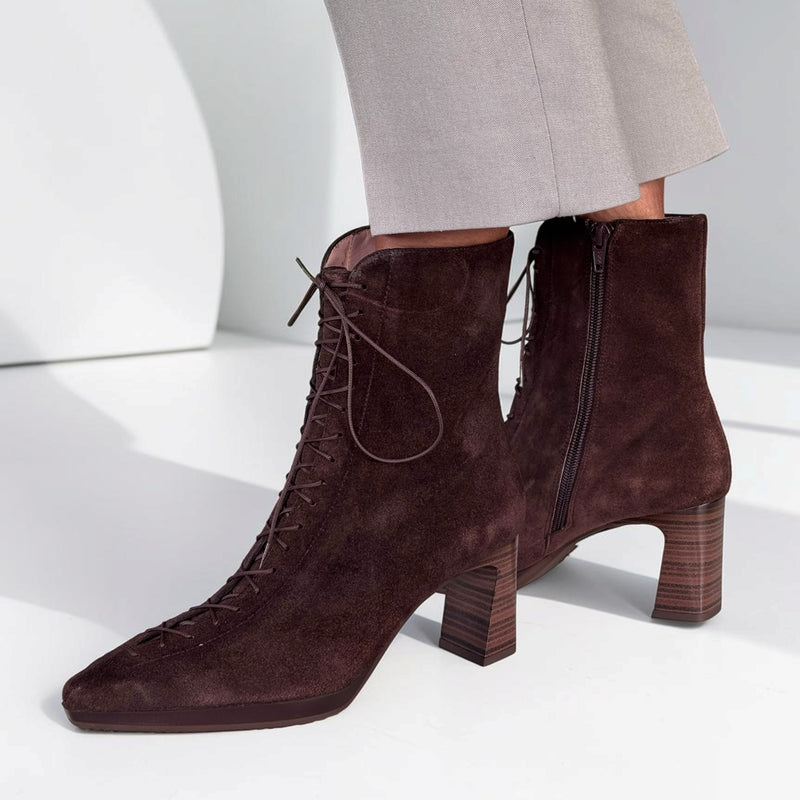 Womens Hispanitas 265227 Bangkok Ankle Boots - Espresso