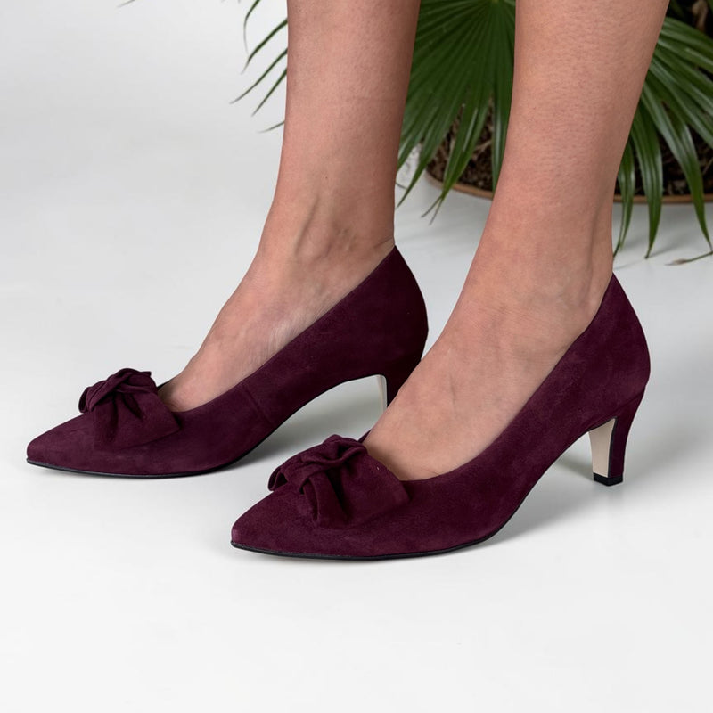 Womens Gabor 3014 Court Shoes - Mulberry
