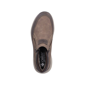 Mens Rieker B1852 Dark Brown Boots - Dark Brown