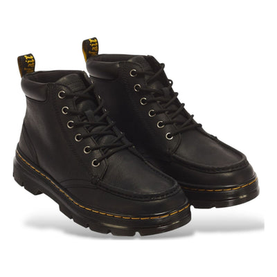 Mens Dr. Martens Bridwell Chukka Black Wyoming Leather Ankle Boots - Black