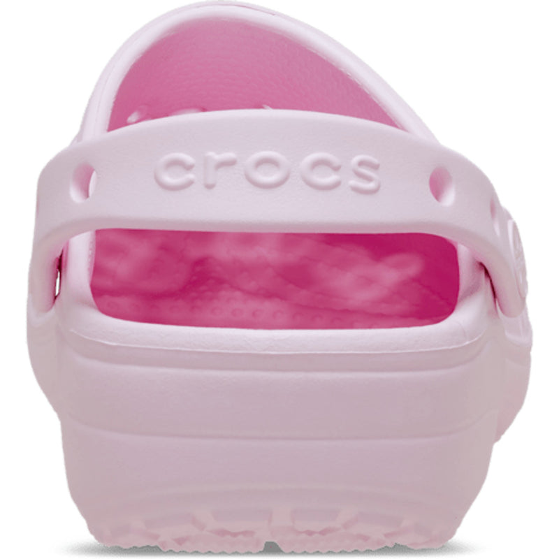 Womens Crocs Classic Floral Cut Out Clogs - Pink Milk