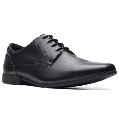 Clarks Men's Sidton Lace Leather Lace Shoe - Black