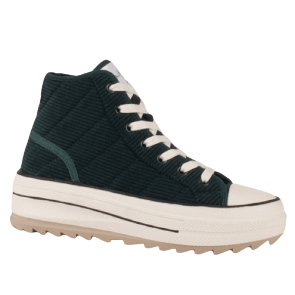 Womens Una Healy Against All Odds Corduroy High-Top Trainers