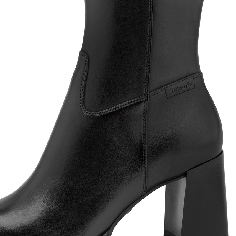 Womens Tamaris 25547 Long Boots - Black