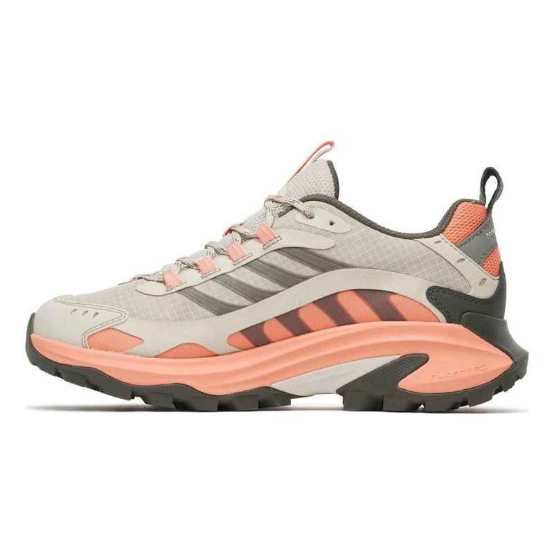Womens Merrell Moab Speed 2 Basalt/Vermillion GORE-TEX® Waterproof Trainers - Basalt/Vermillion