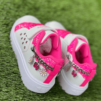 Lelli Kelly Girls Removable Bracelet Charm Trainers - Pink