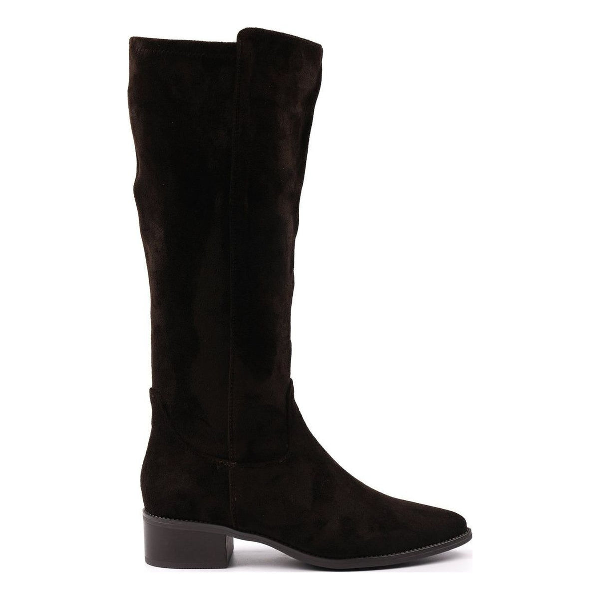 Womens Lunar Kendra Dark Brown Suede Long Boots