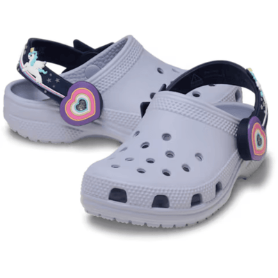 Crocs Kids Classic Imagination Lights Clogs - Frosted Grape