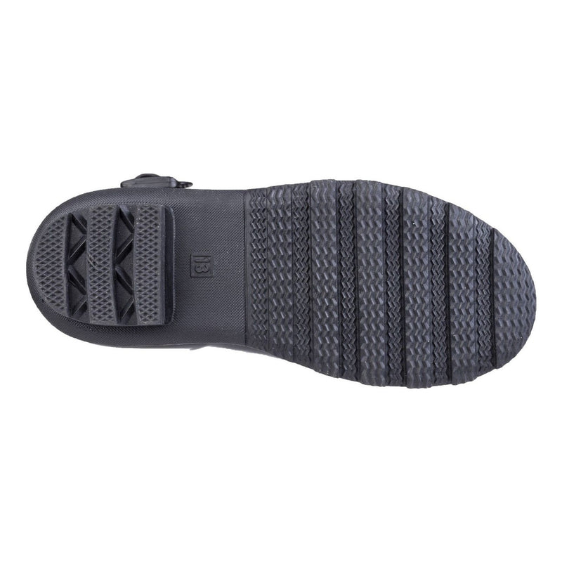 Kids Cotswold Fairweather Black Waterproof Wellingtons - Black