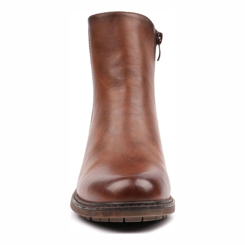 Womens Lunar Simone Tan Ankle Boots - Tan