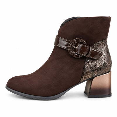 Womens Redz ABP91101 Ankle Boots - Brown