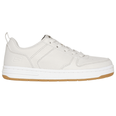 Kids Skechers Smooth Street Trainers - Natural - Cream