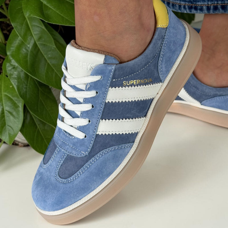Womens Drilleys Seventy Five Trainers - Denim