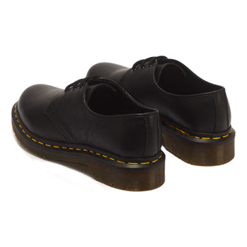 Kids Dr. Martens 1461 Virginia Leather Black Oxford School Shoes - Black