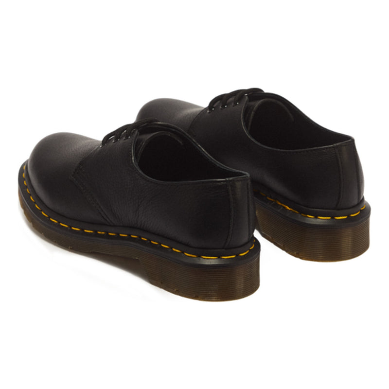 Kids Dr. Martens 1461 Virginia Leather Black Oxford School Shoes - Black
