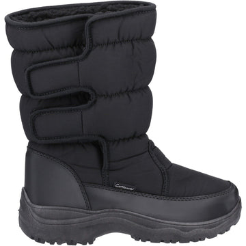Unisex Cotswold Welland Black Snow Boots - Black