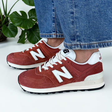 Unisex New Balance U574 Trainers - Maple