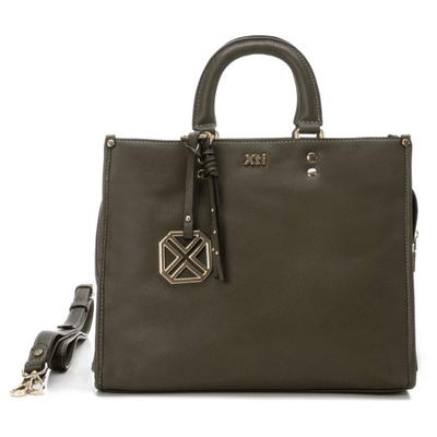 Womens Xti 184361 Khaki Large Handbag - Khaki