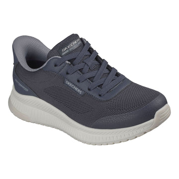 Womens Skechers 117744 Bobs Sport Squad 4 - Essential Look Waterproof Slip-Ins Trainers - Dark Navy