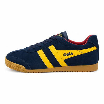 Mens Gola Harrier Trainers - Navy
