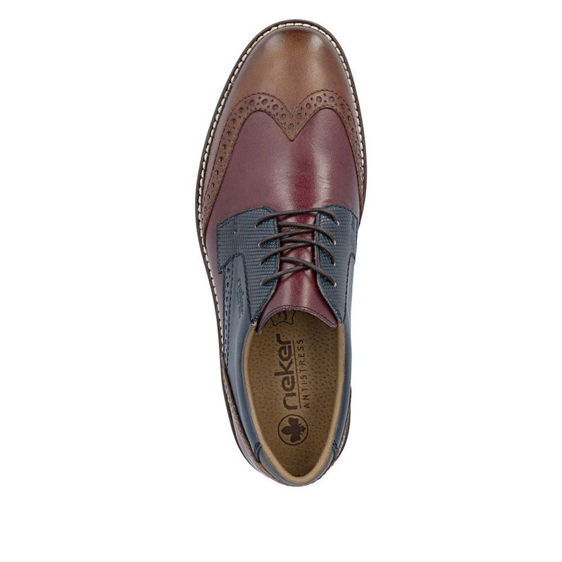 Mens Rieker 13528 Nutmeg Formal Lace-up Shoe - Nutmeg