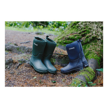 Kids Cotswold Hilly Neoprene Wellingtons - Green