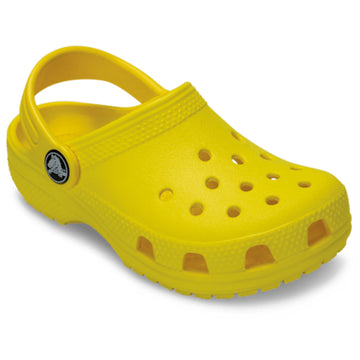 Junior Crocs Classic Clogs - Lemon