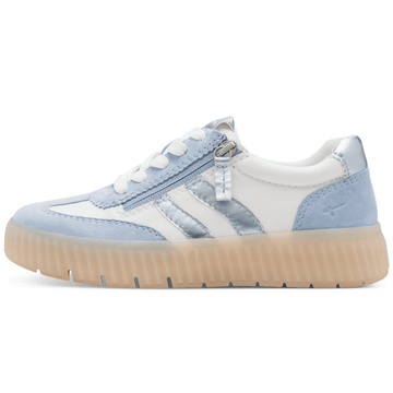 Womens Tamaris Comfort 83729 Side Zip Trainers - Blue
