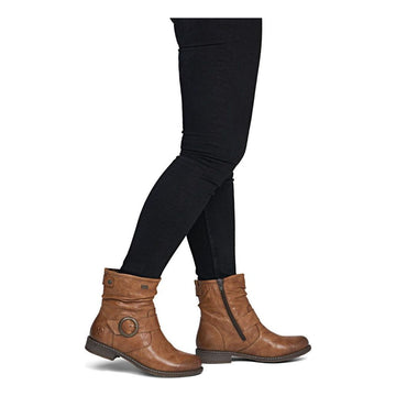 Womens Rieker 74857 Boots - Tan