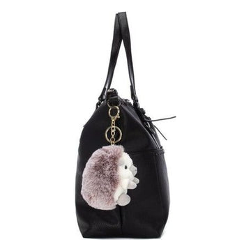 Womens Refresh 183442 Faux Leather Shoulder Bag - Black