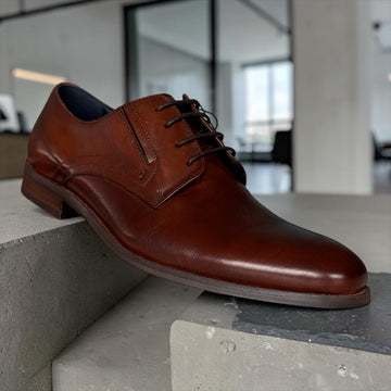 Mens Escape Talitha Brandy Formal Lace-up Shoe - Brandy