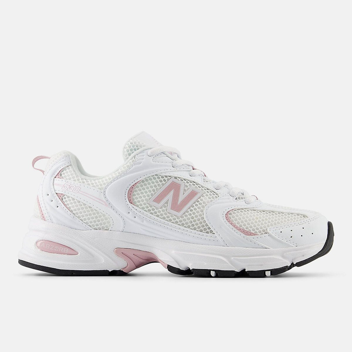 Unisex New Balance U530 White Trainers