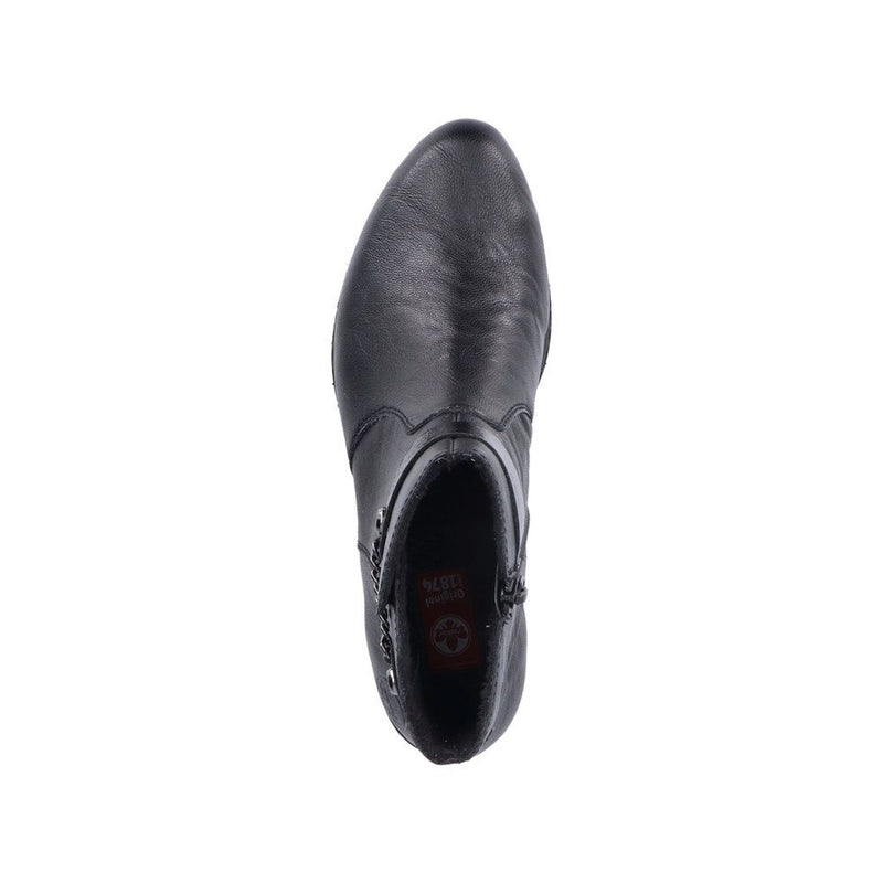 Womens Rieker Y0783 Black Boots - Black