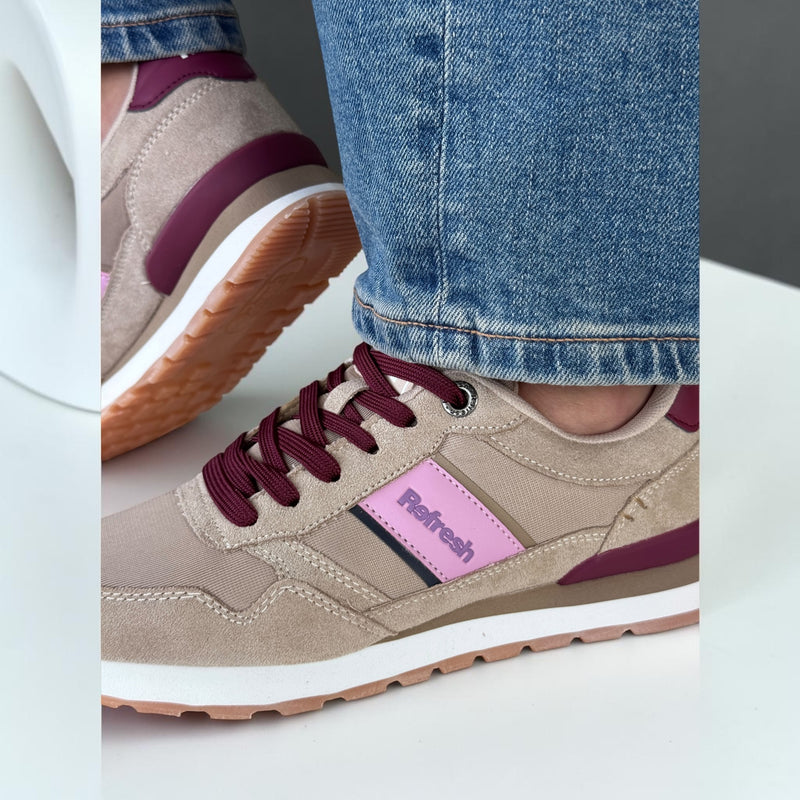 Womens Refresh 176092 Trainers - Beige