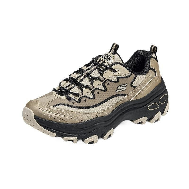 Womens Skechers 180399 D'Lite Max Taupe Trainers - Taupe