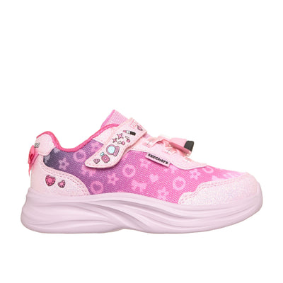 Girls Skechers 302199N Pink Power Jams 2.0 Trainers - Infant - Pink