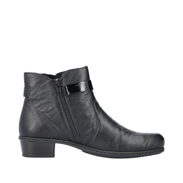 Womens Rieker Y0783 Black Boots - Black
