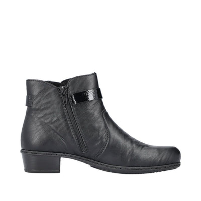 Womens Rieker Y0783 Black Boots - Black