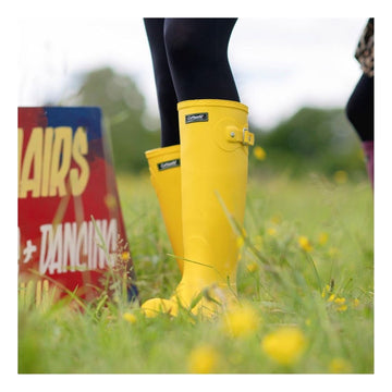Womens Cotswold Sandringham Waterproof Wellingtons - Yellow